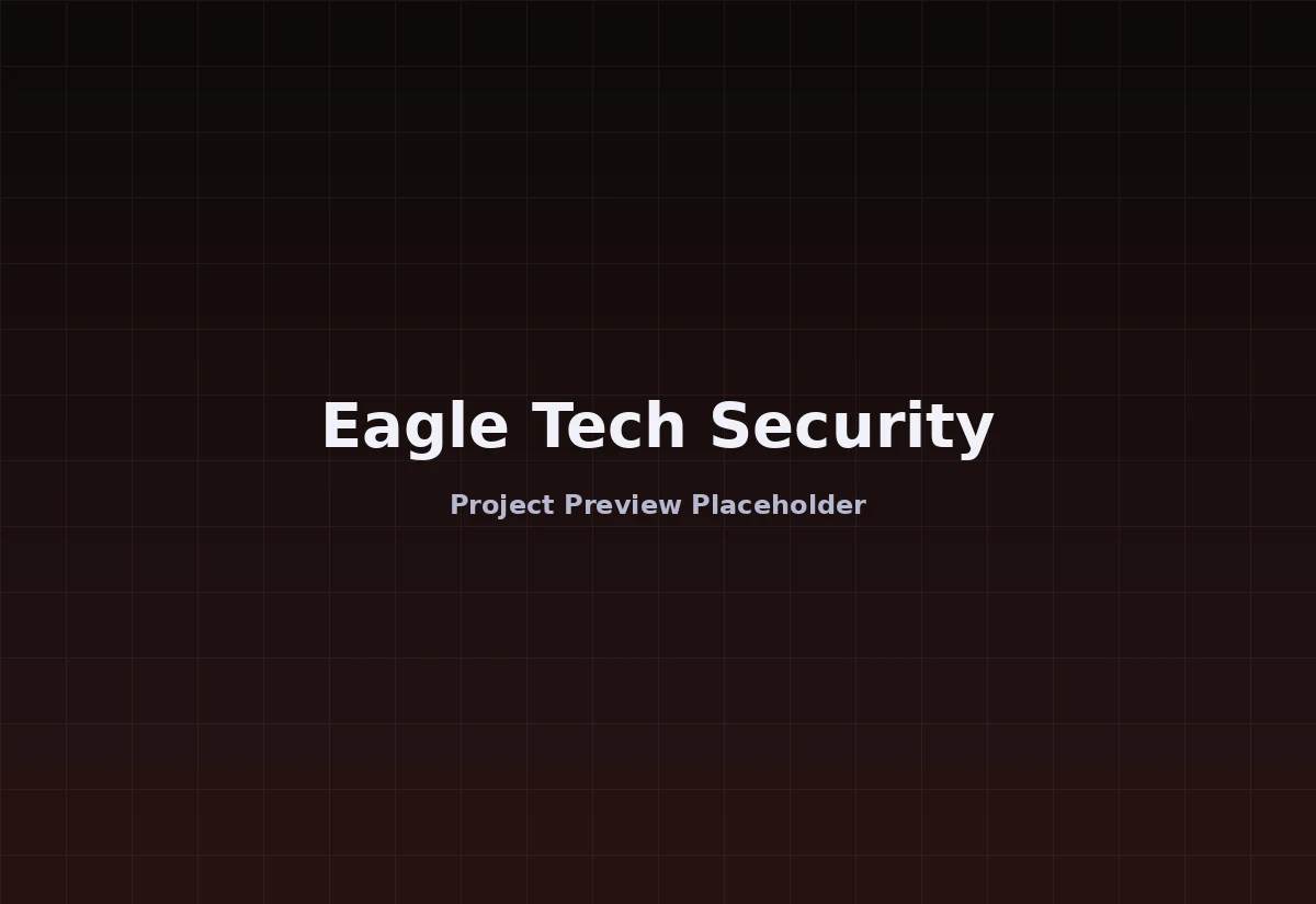 Eagle Tech Security preview